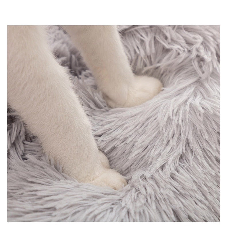 Cama acolchonada redonda para mascotas 60cm