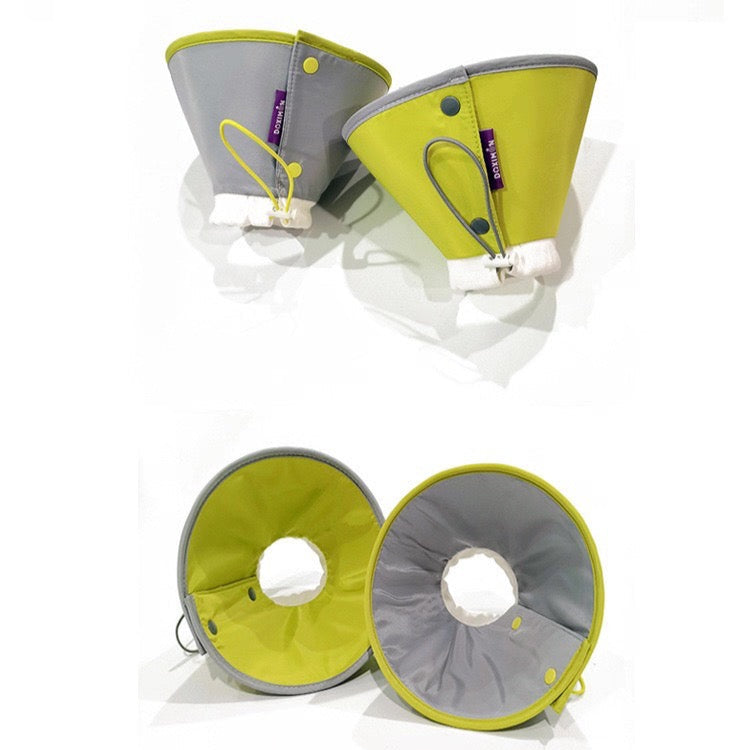 Cono isabelino de tela impermeable para mascotas
