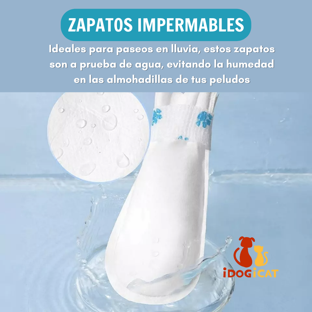 Zapatos desechables impermeables para perro (20 u)