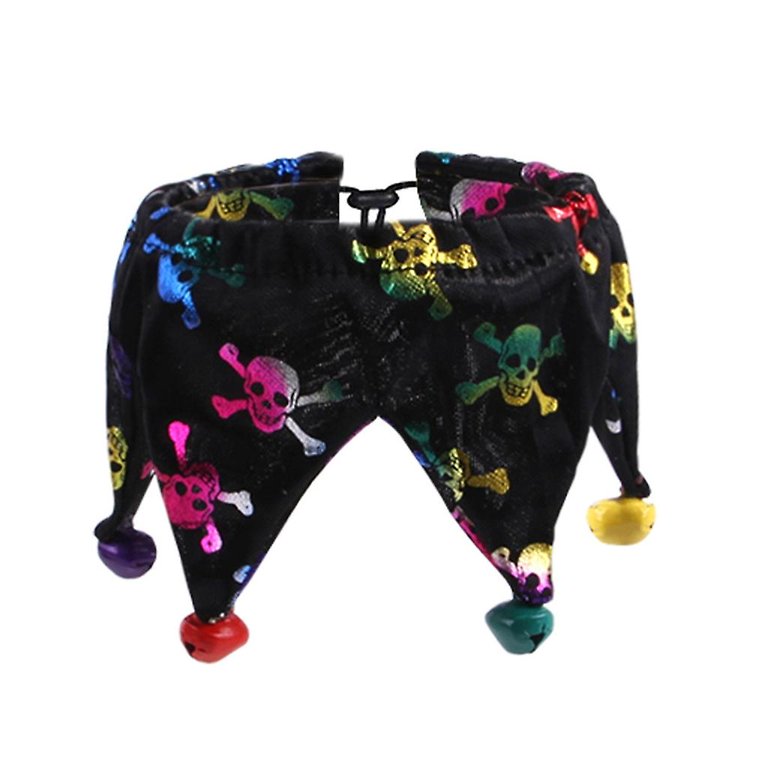 Bandana de Halloween con calaveras