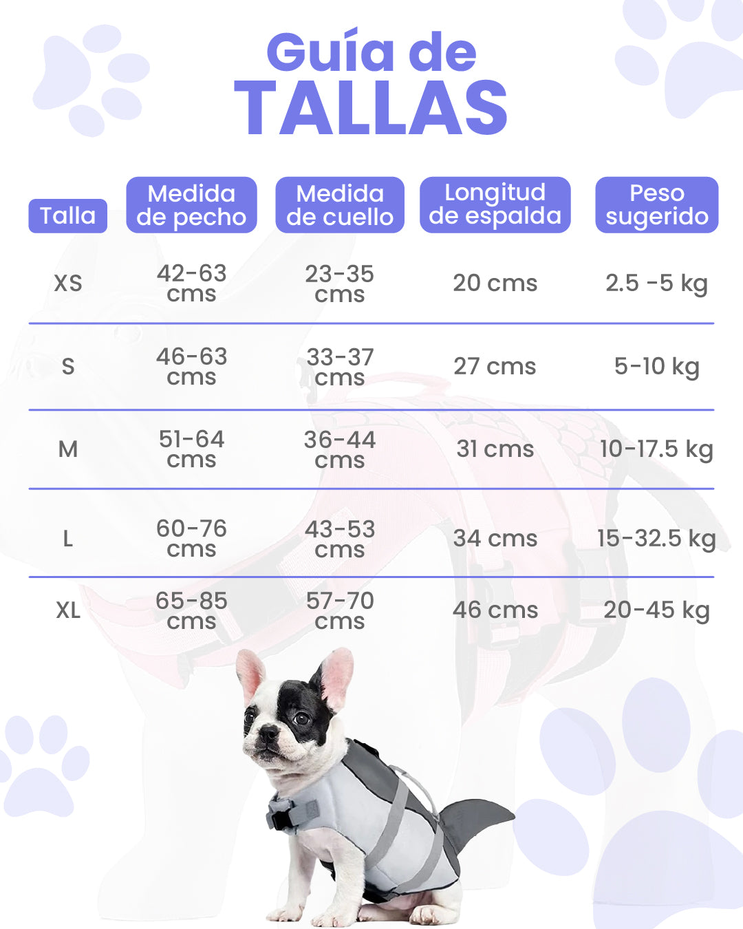 Chaleco salvavidas para mascotas modelo (Flotador) #1