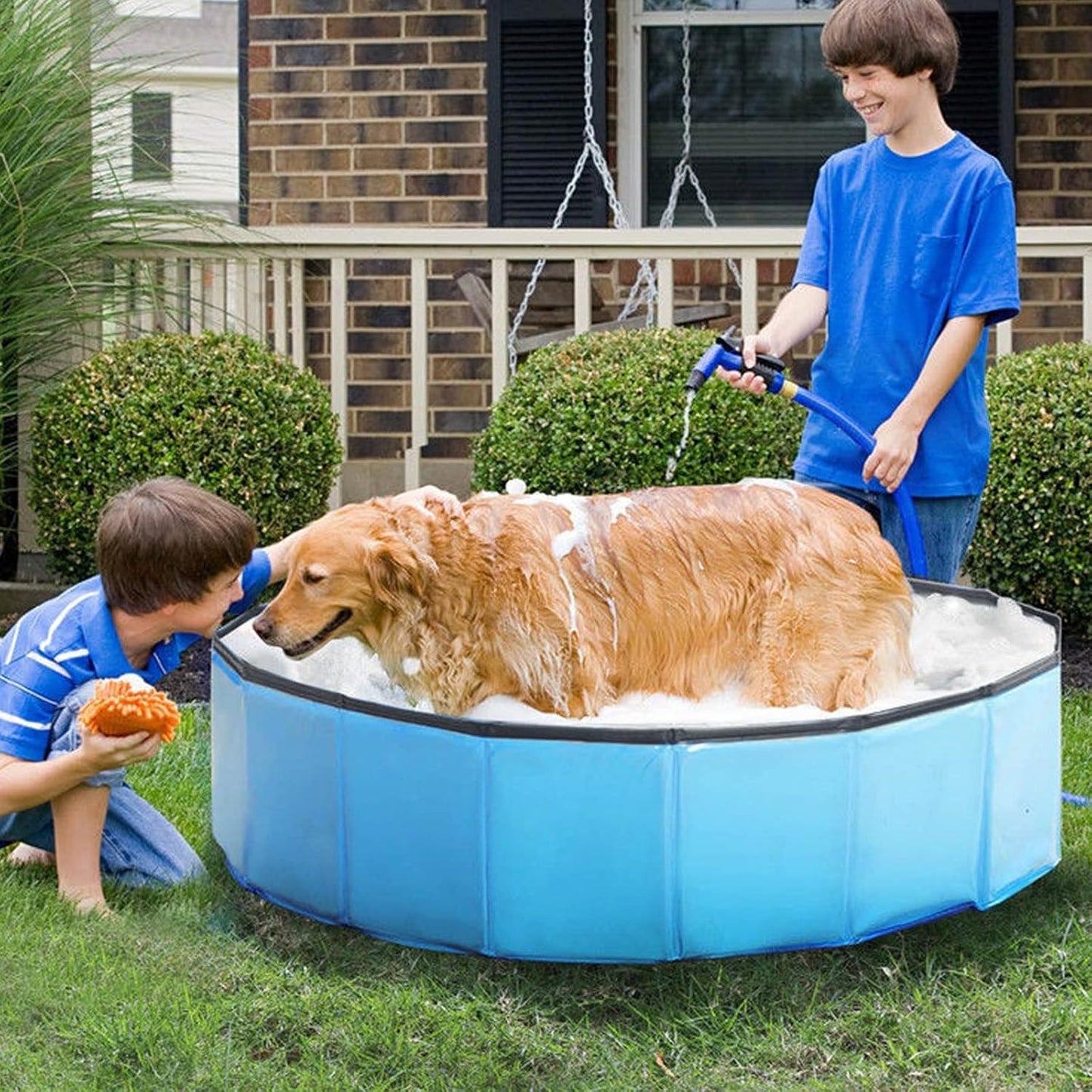 Piscina plegable para mascotas (Dos tamaños)