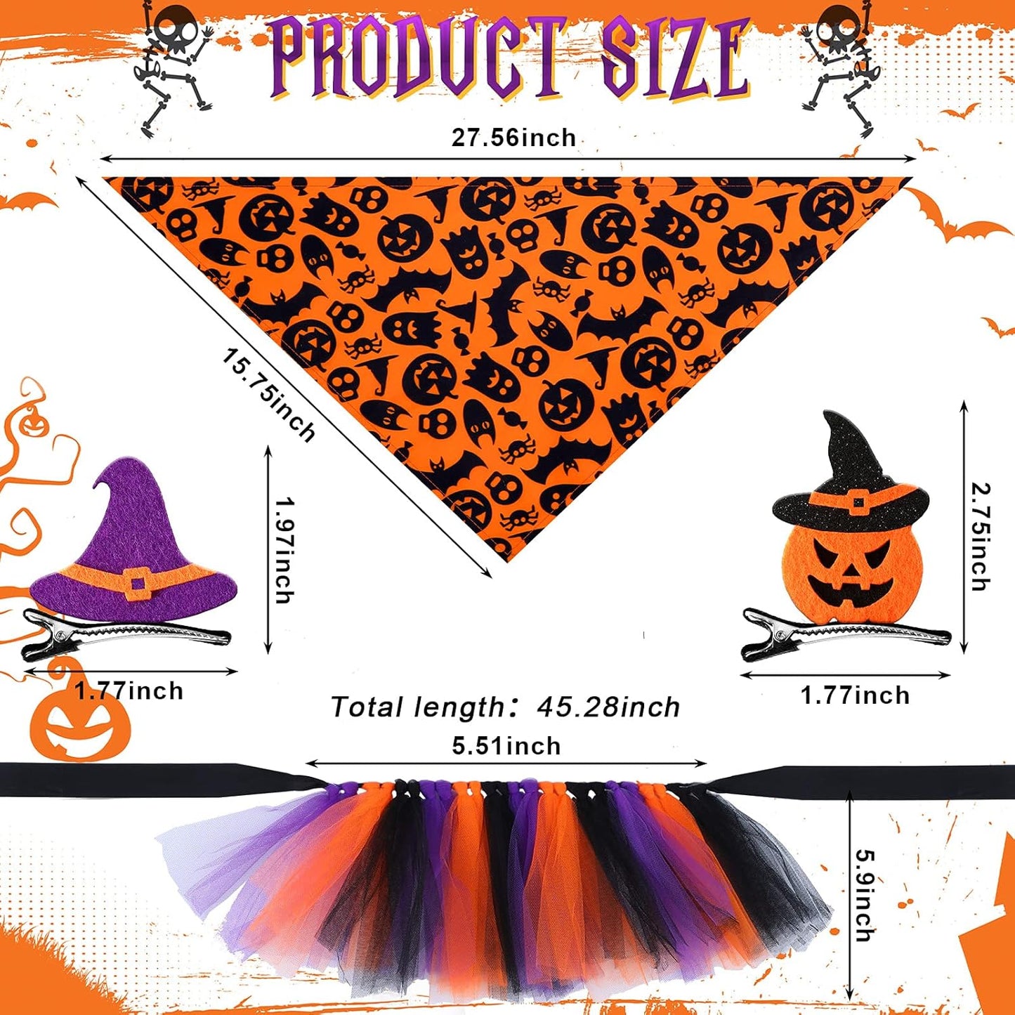 Conjunto de hembra para halloween