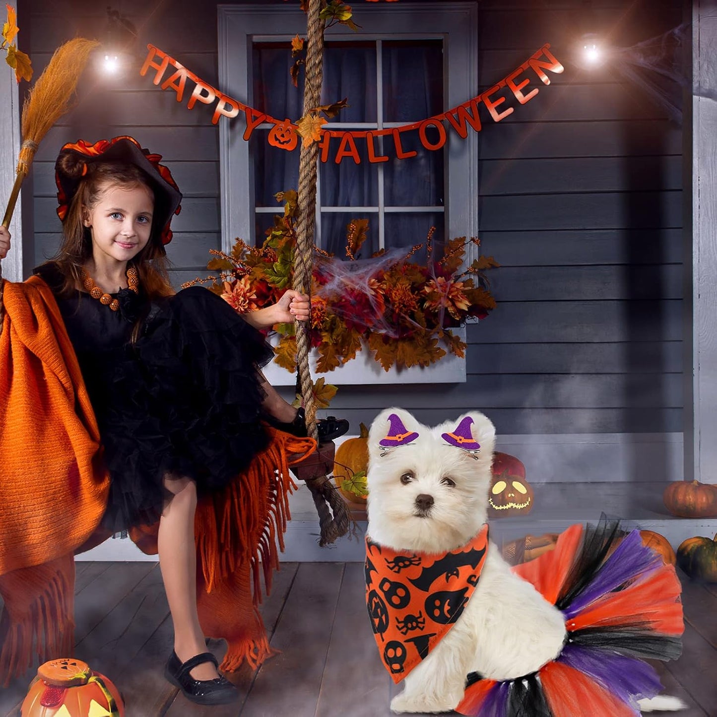 Conjunto de hembra para halloween