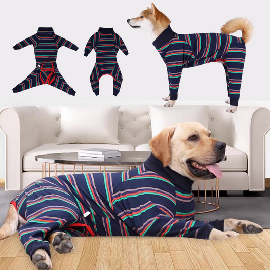 Traje postoperatorio para perros de manga larga