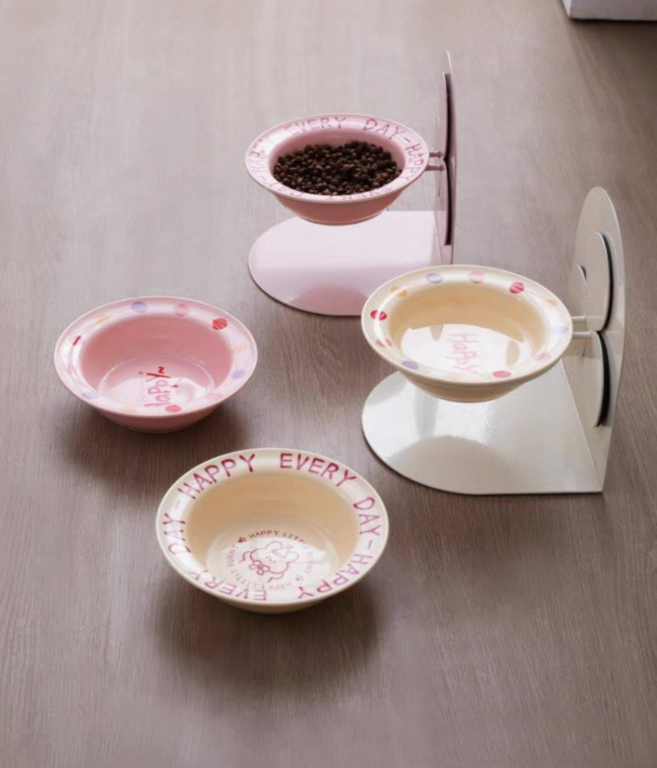 Plato de ceramica elevado ajustable con imán