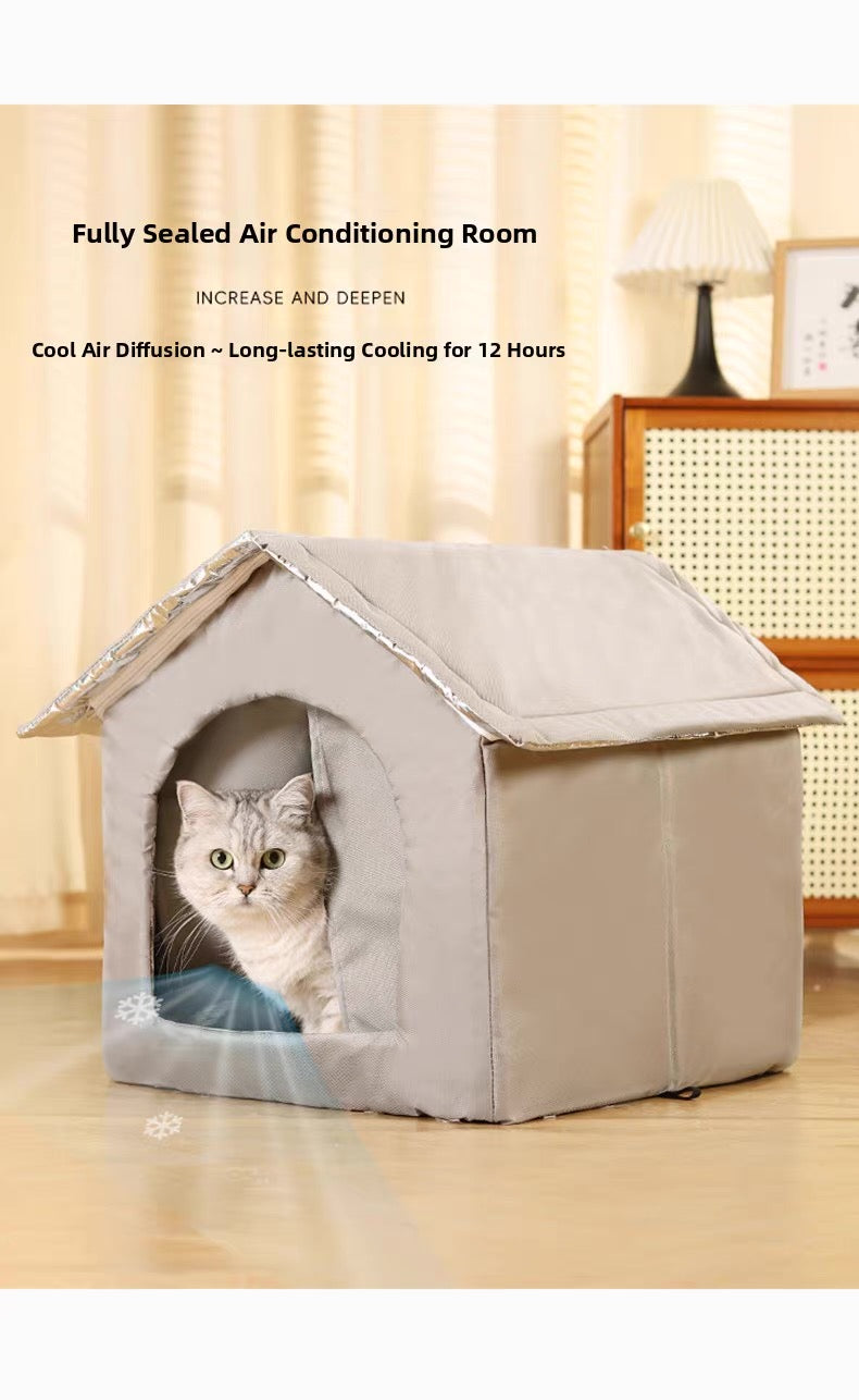 Casa enfriante para mascotas