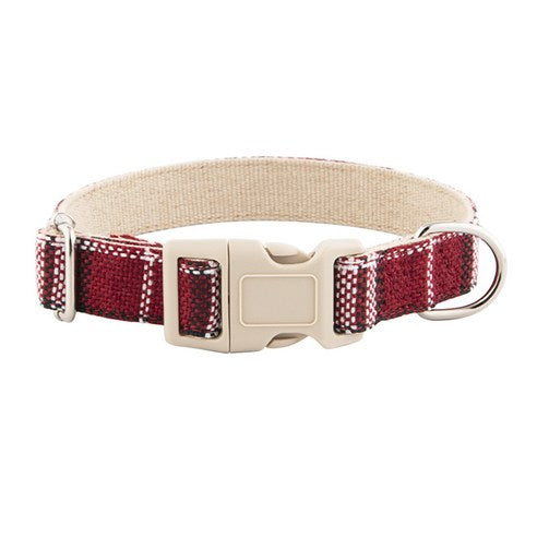 Collar de tela ajustable