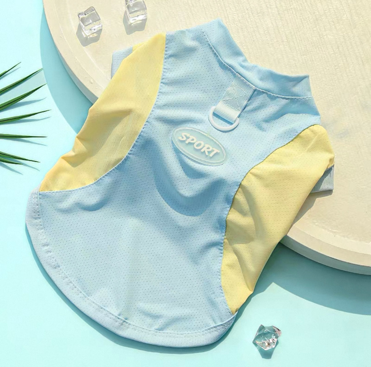 Camisa fresca para mascotas pequeñas, medianas y grandes