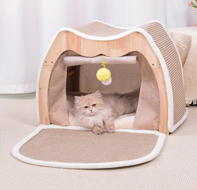Casita de sisal para gatos 65*51*51cm