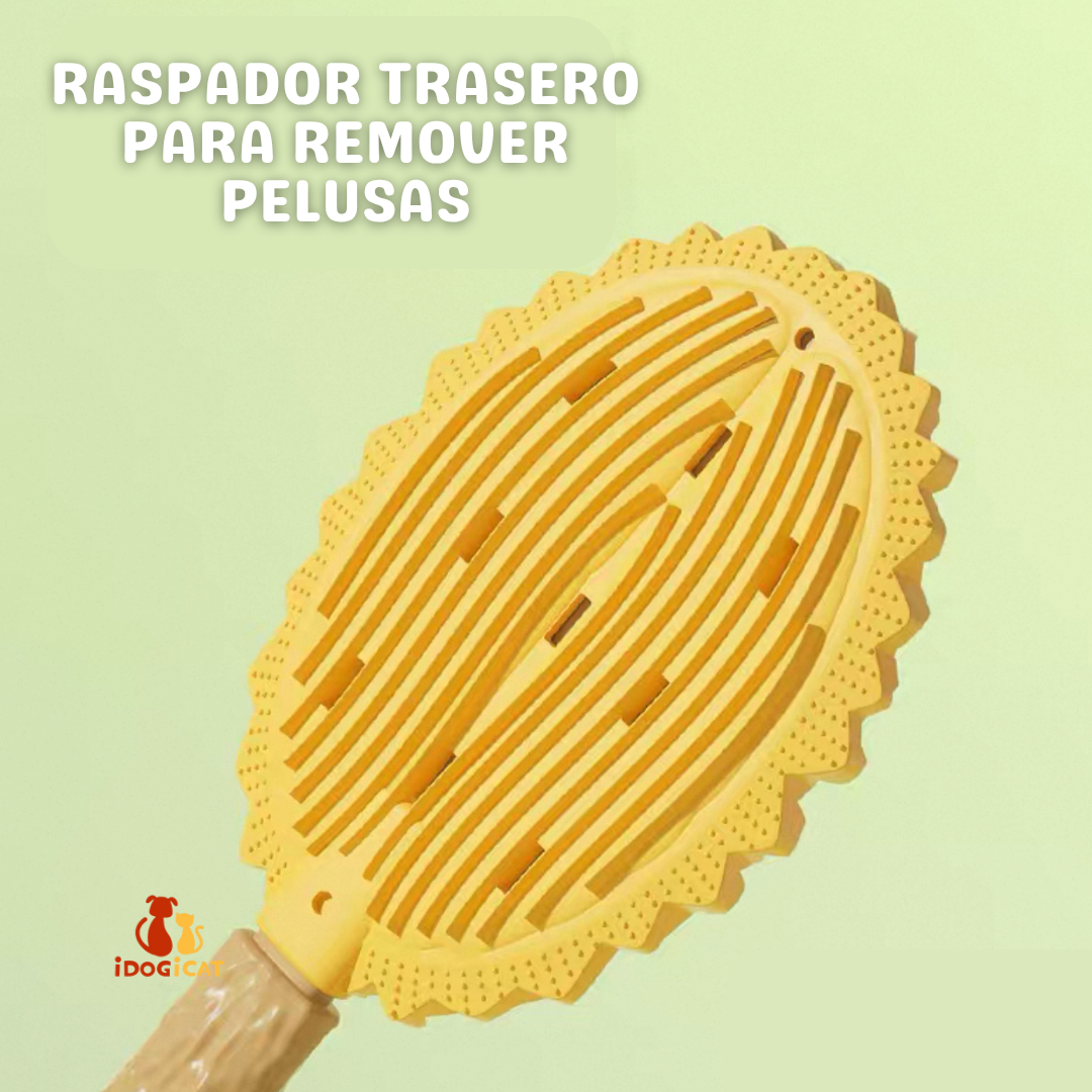 Cepillo removedor de pelo muerto doble cara diseño durian