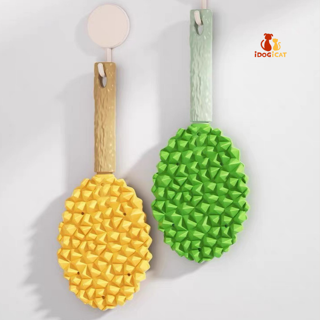 Cepillo removedor de pelo muerto doble cara diseño durian