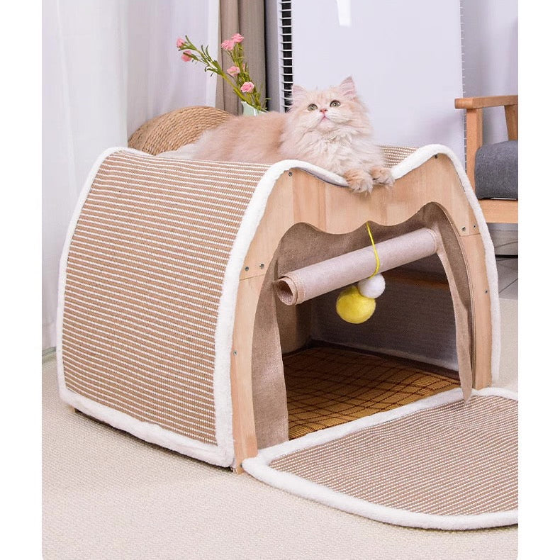Casita de sisal para gatos 65*51*51cm