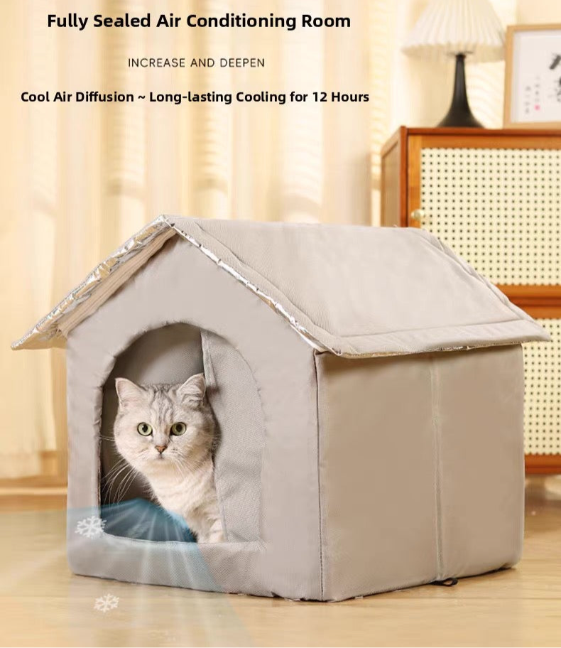 Casa enfriante para mascotas