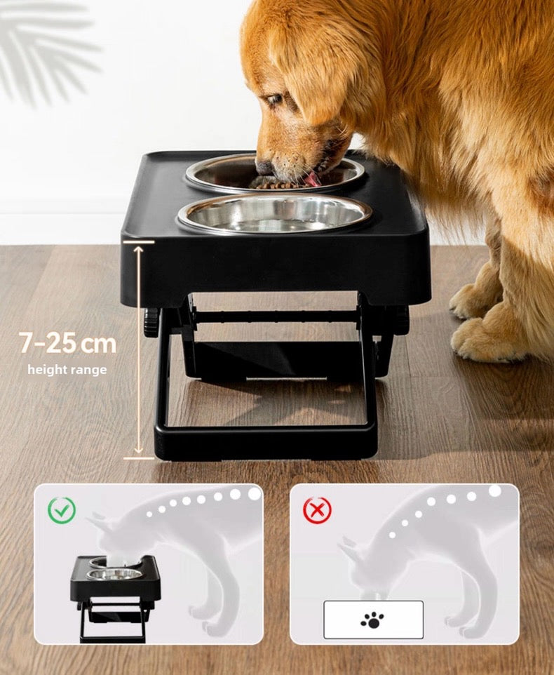 Plato elevado ajustable para perros medianos y grandes 7-25cm alto Modelo #3