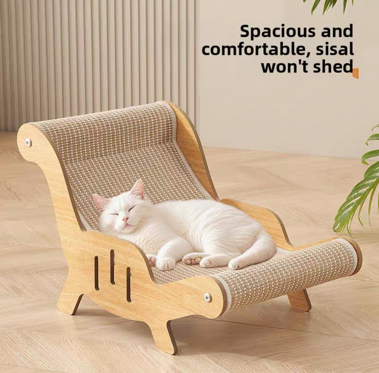 Silla de sisal cómoda para gatos