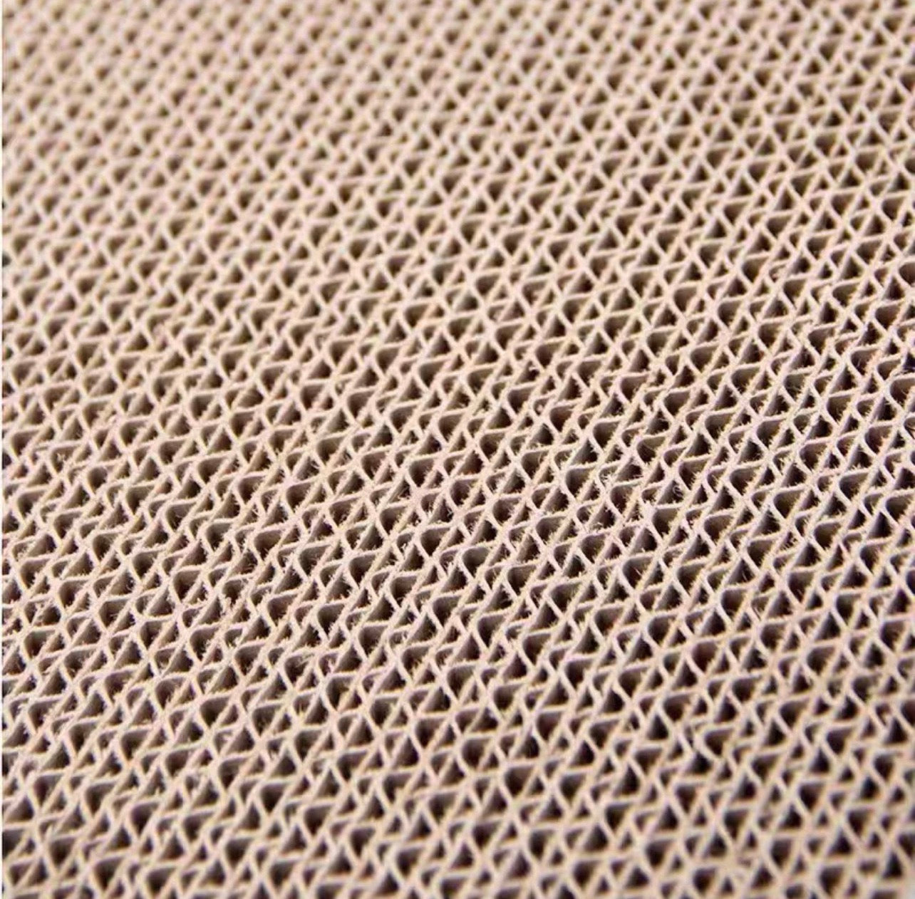 Rascador de cartón sencillo para gatos blanco