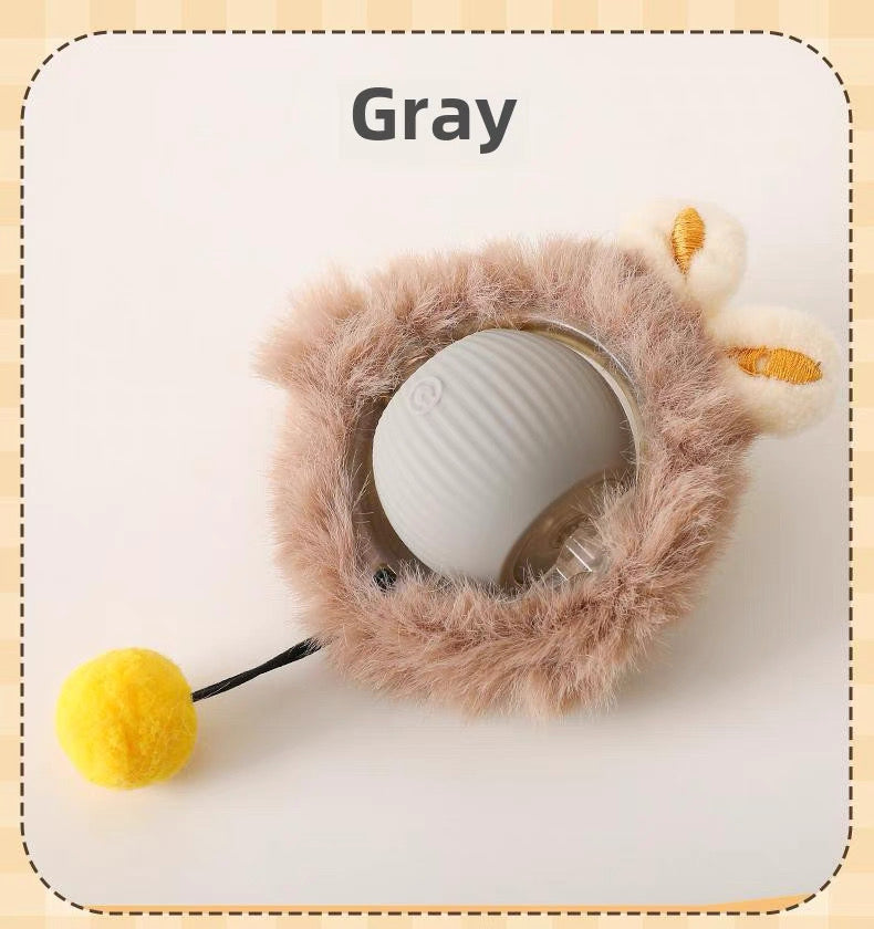 Juguete interactivo para gatos rodante con sensor de movimiento