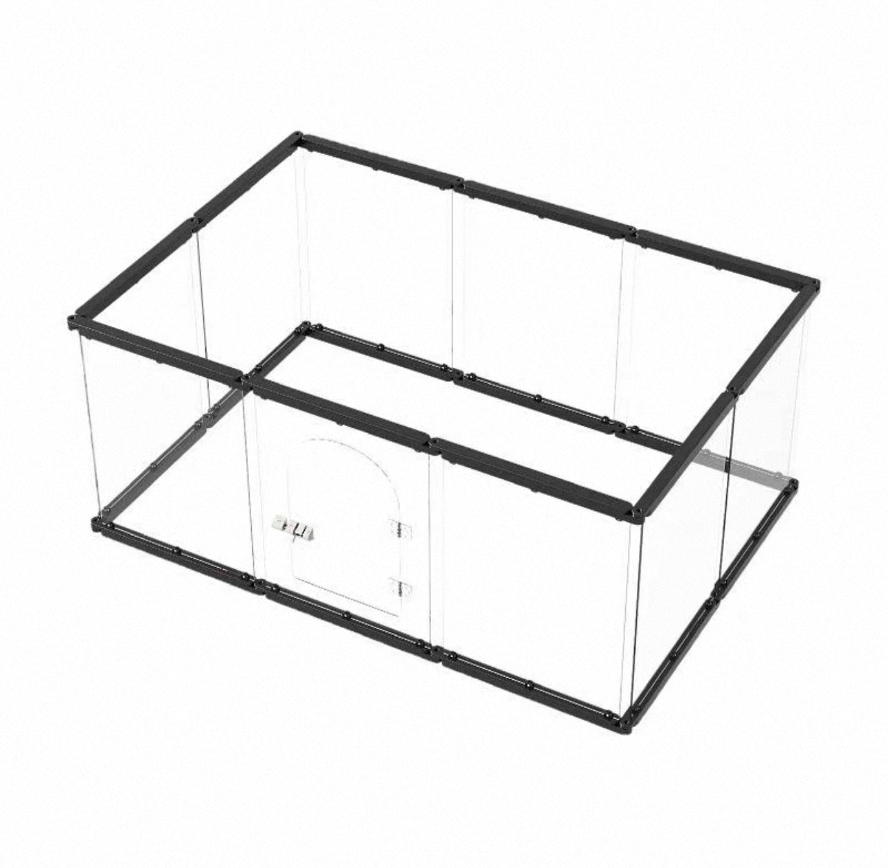 Corral transparente 138cm*93cm*45cm