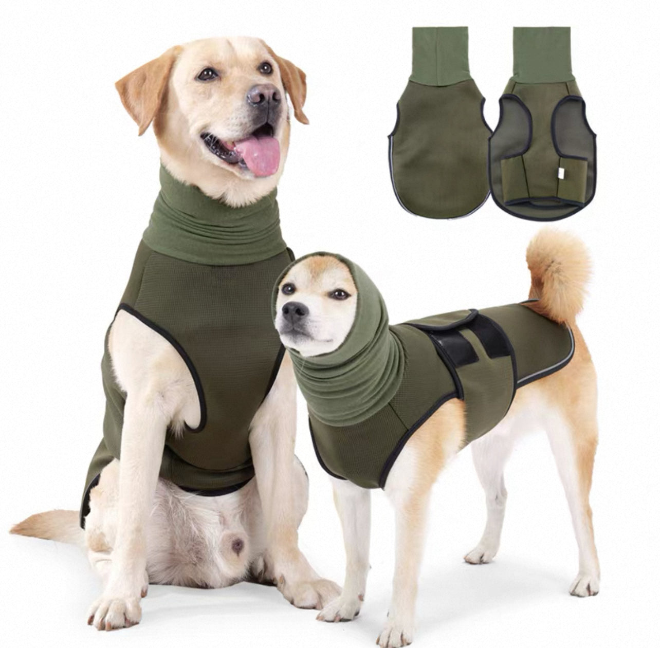 Traje para la ansiedad de perros (Postoperatorio, ansiedad, miedo)