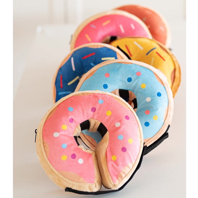 Collar inflable isabelino para mascotas grandes estilo dona