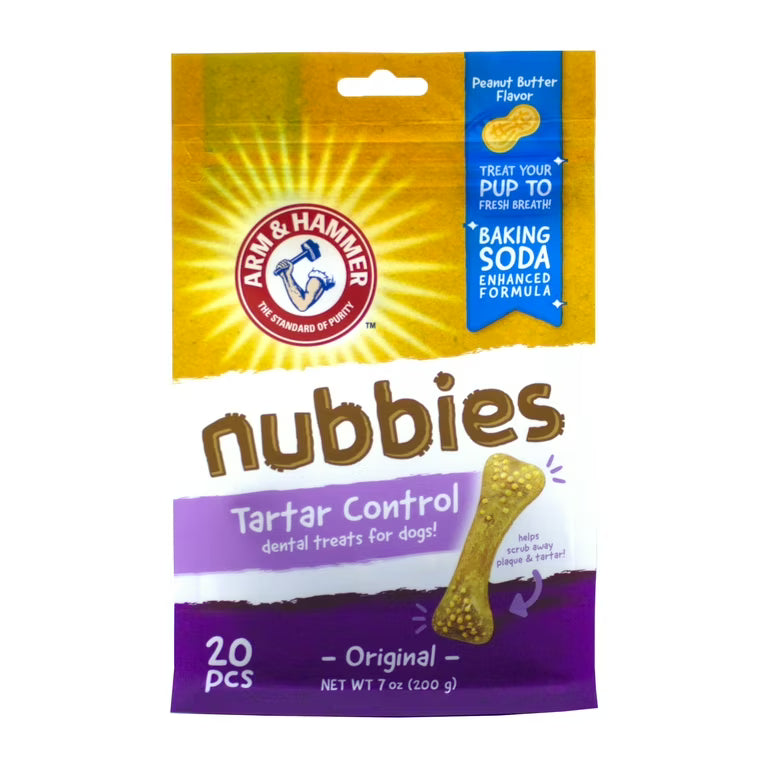 Snacks para Perro Arm&Harmer dentales: Nubbies sabor a pollo 200g (20pcs)