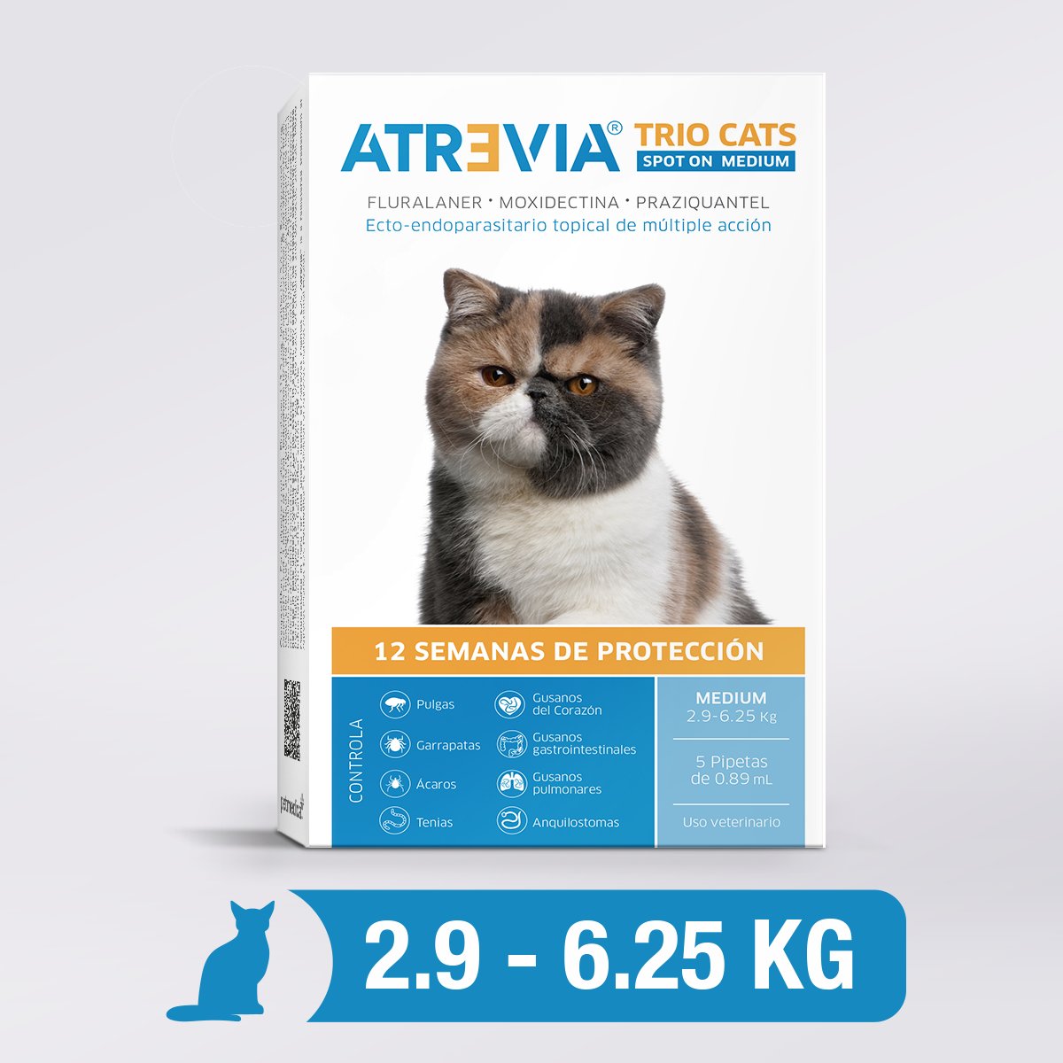 Atrevia TRIO CATS SPOT ON Medium 1 pipeta