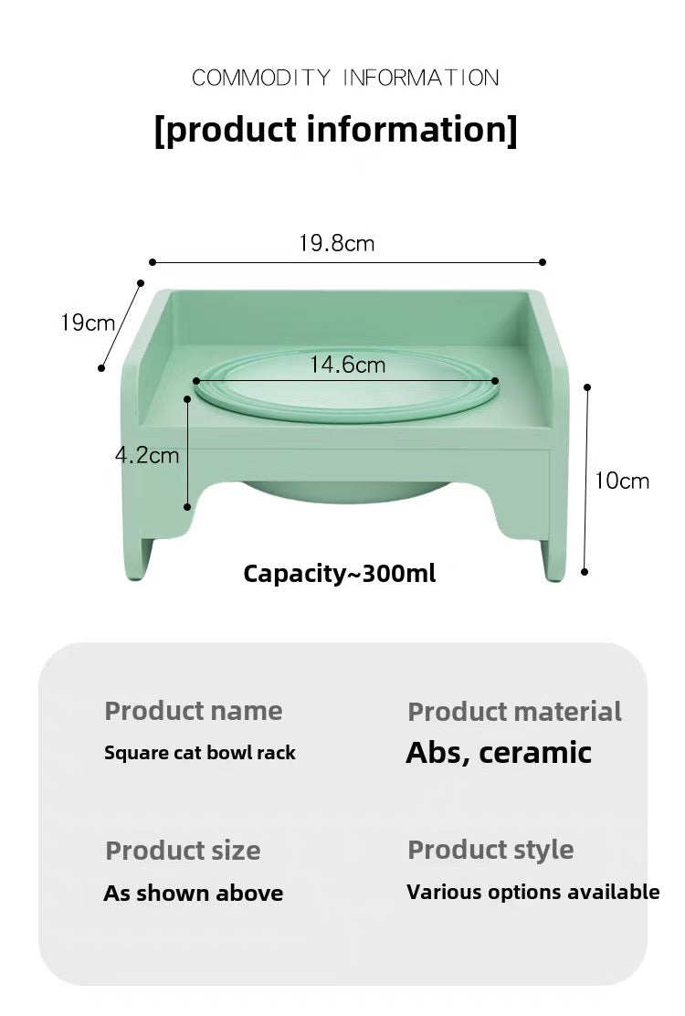 Plato de Ceramica con base desmontable plastica (Variedad de colores)
