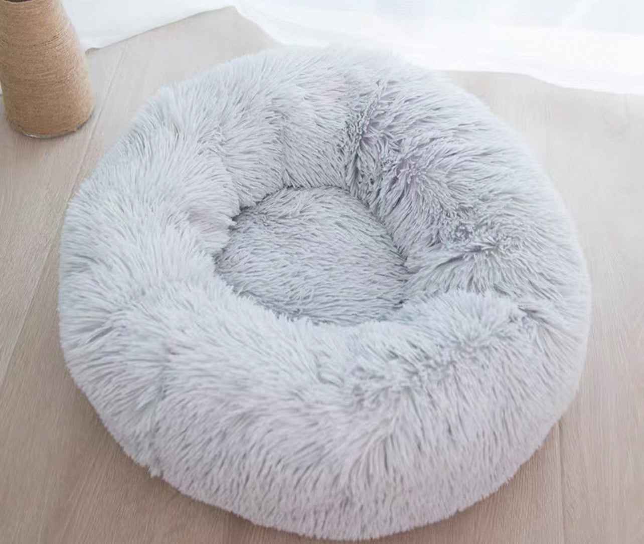 Cama acolchonada redonda para mascotas 60cm