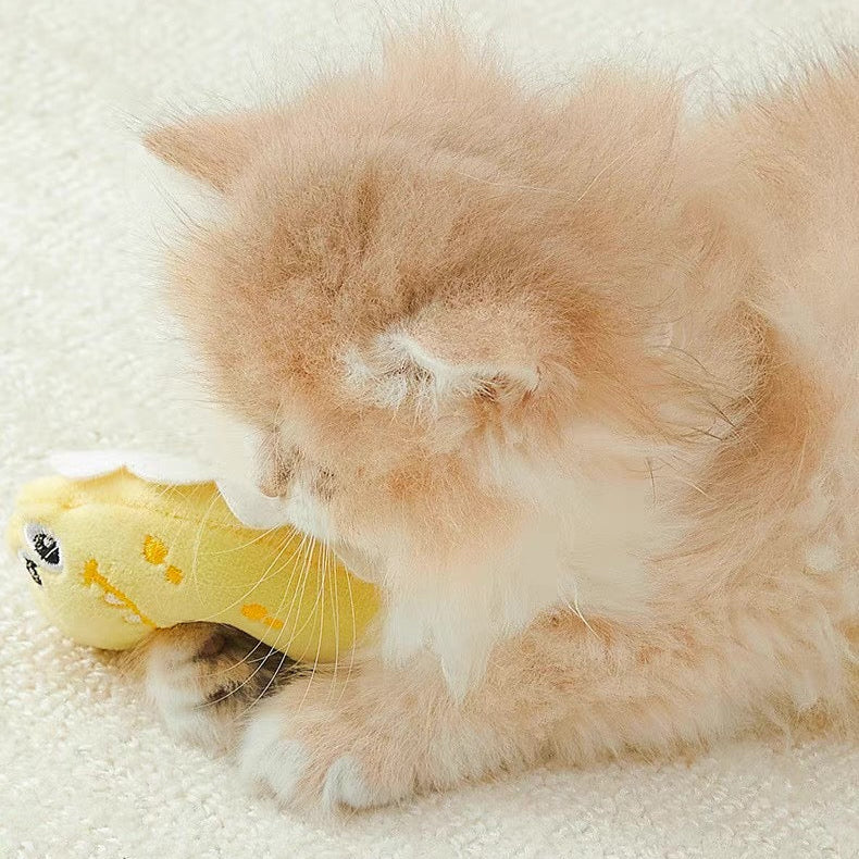 Peluche para gatos con relleno fruta de catnip