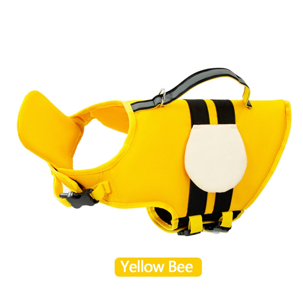 Salvavidas para perro con diseño de abeja (flotador)