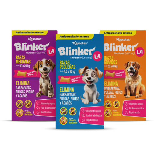 Antiparasitario externo Blinker LA - 3 meses de protección