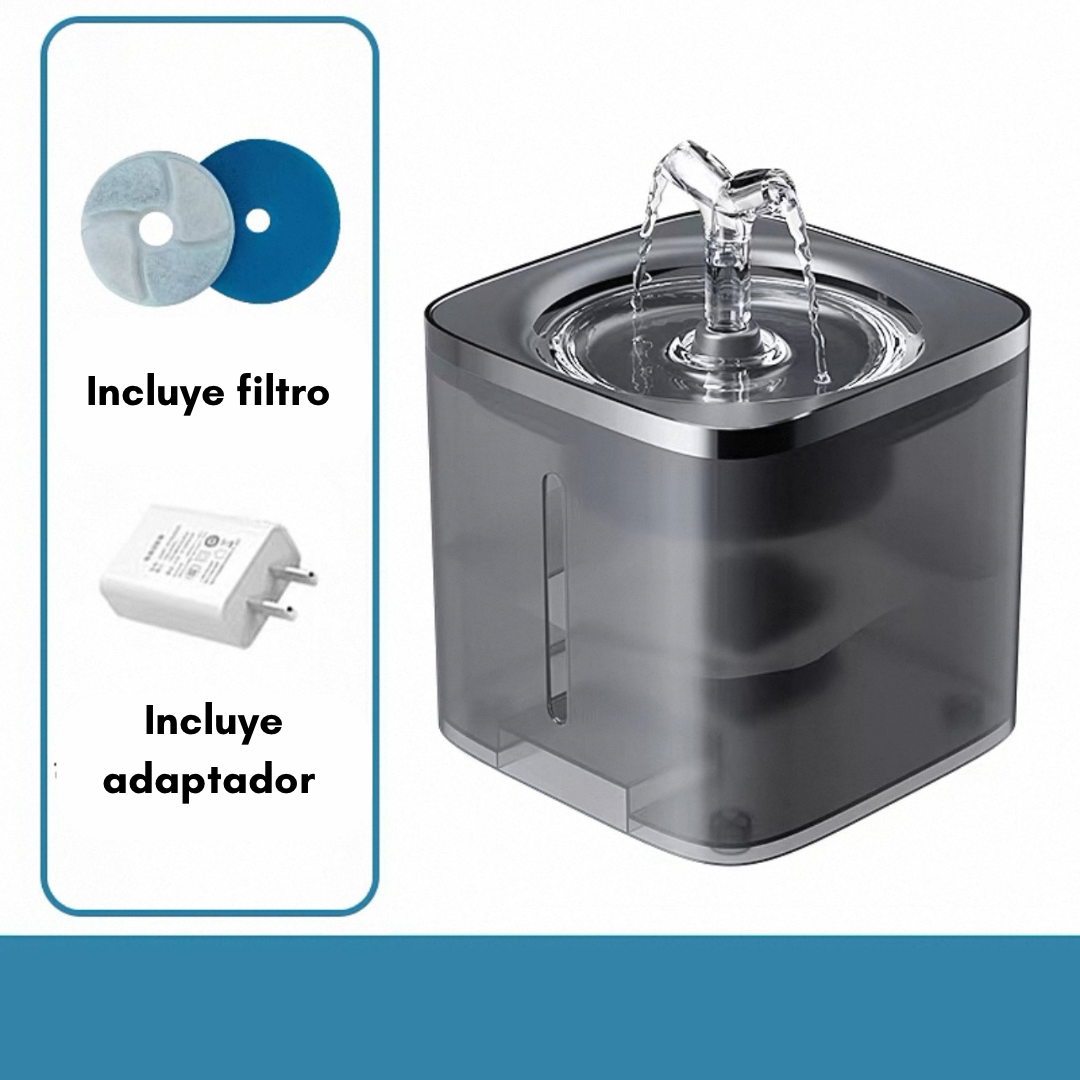 Fuente cuadrada para mascotas 2L (Modelo WF070)