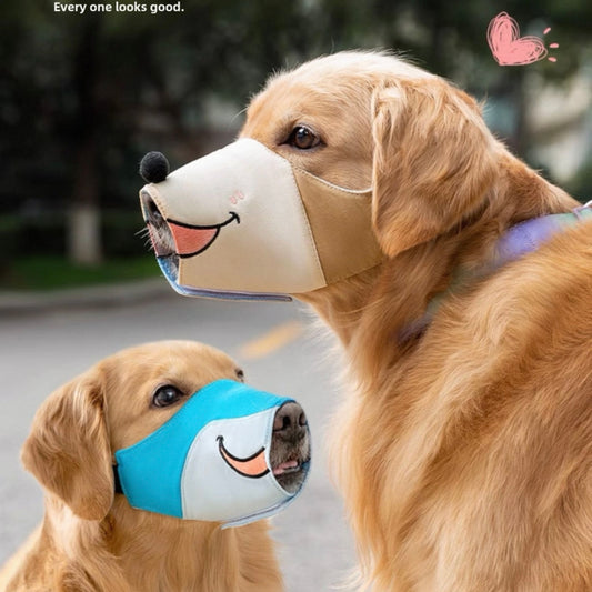 Bozal de tela con diseño para perros