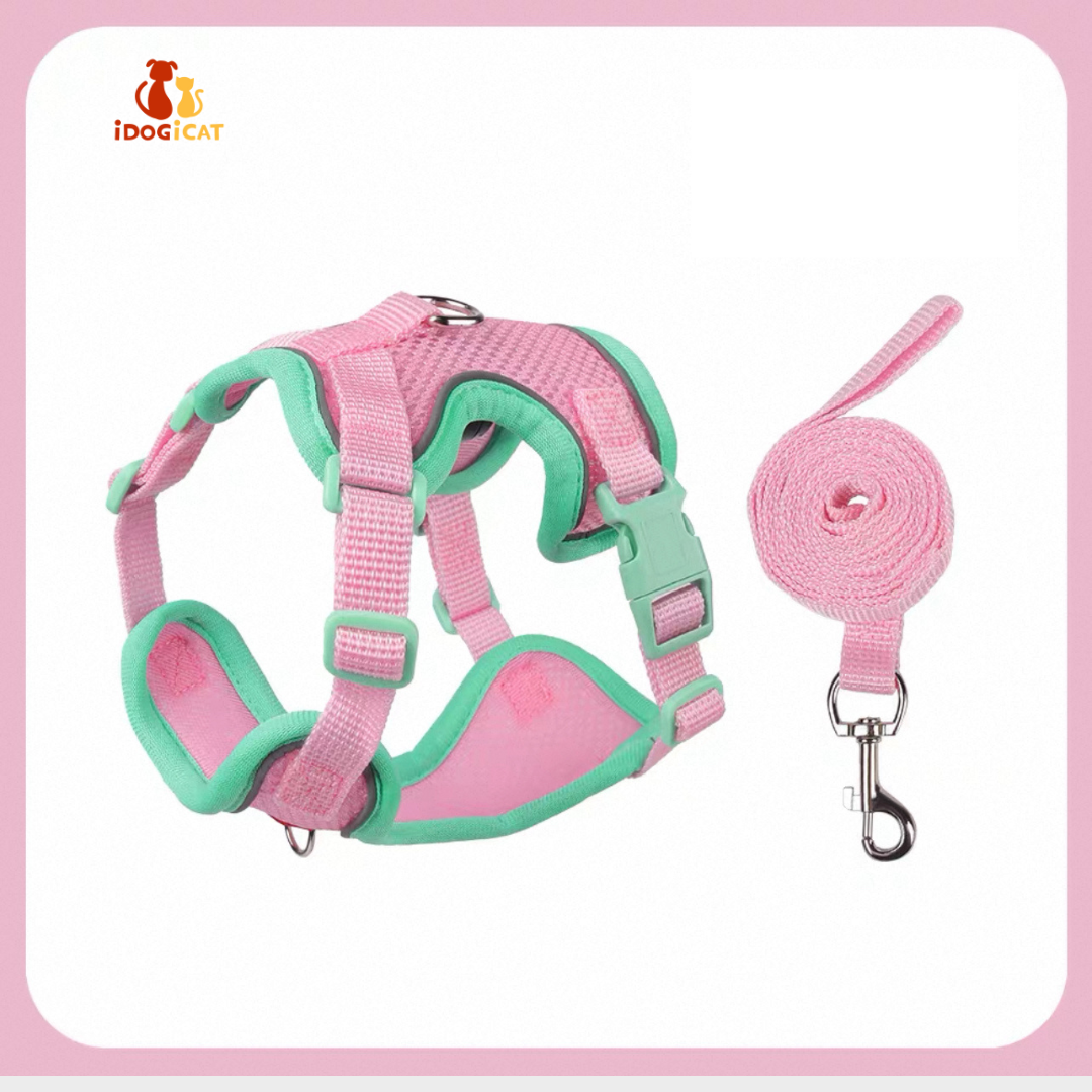 Pechera anti escape reflectiva para gatos