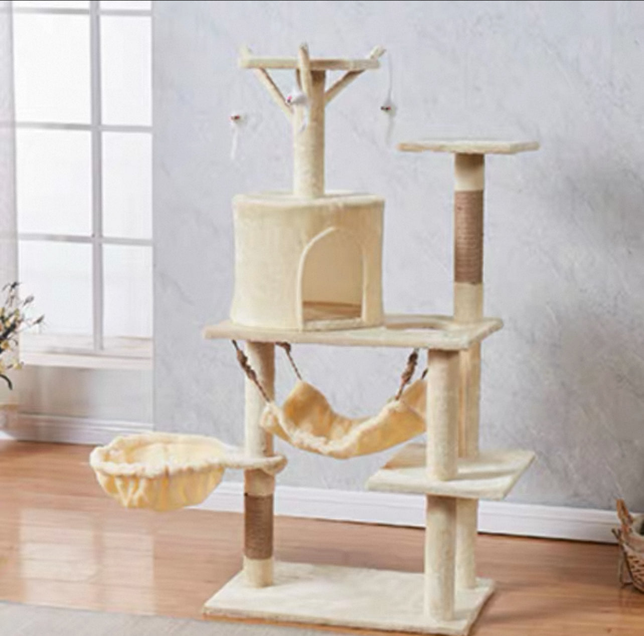 Torre para gatos de 125cm (Modelo 8741)