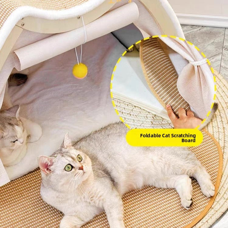 Casita de sisal para gatos 65*51*51cm