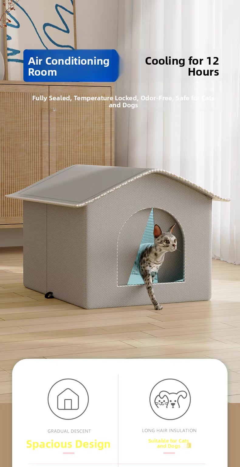 Casa enfriante para mascotas