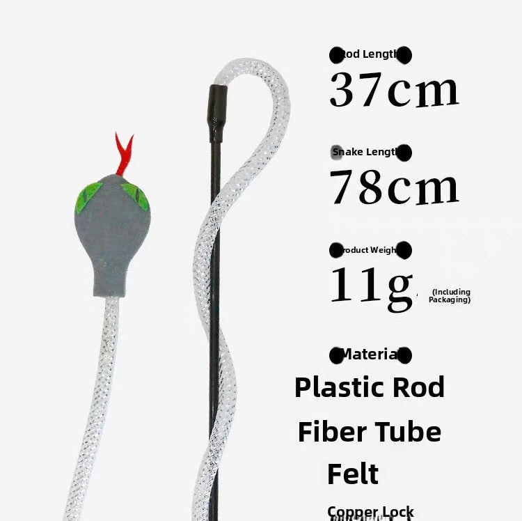 Cañita de gatos estilo serpiente