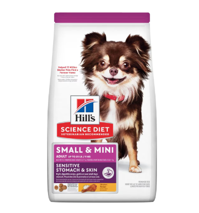 Comida para gato Hills: Small and Mini Sensitive Skin and Stomach