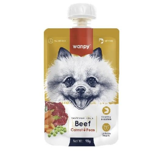 Comida húmeda para Perro Wanpy: Paste Taste Meat