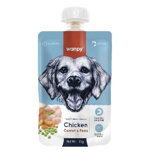 Comida húmeda para Perro Wanpy: Paste Taste Meat