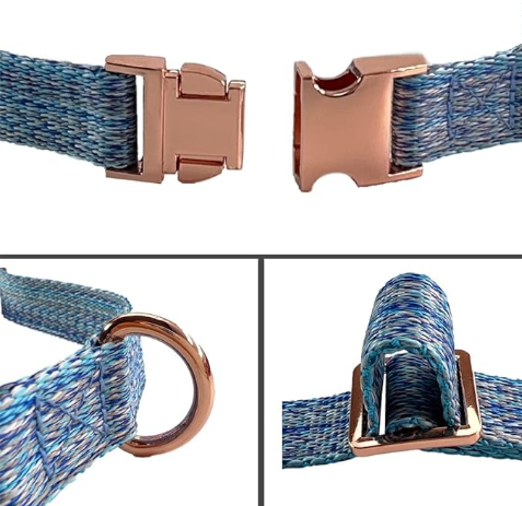 Collar con hebilla de acero resistente