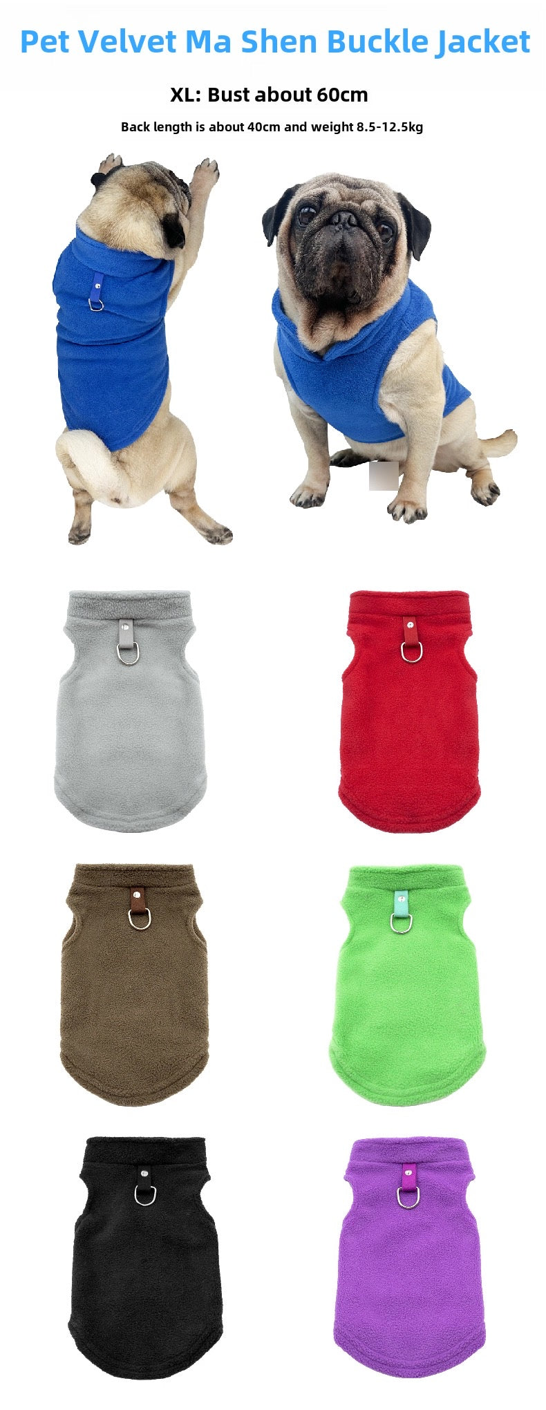 Camiseta sin manga de algodón para mascotas