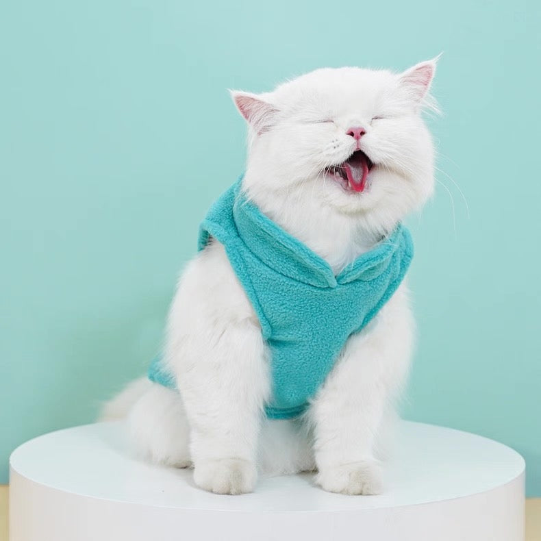 Camiseta sin manga de algodón para mascotas