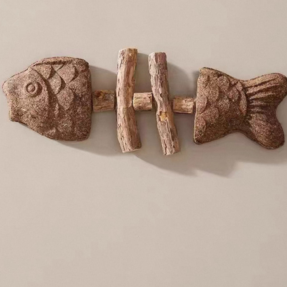 Catnip con forma de pescado para gatos