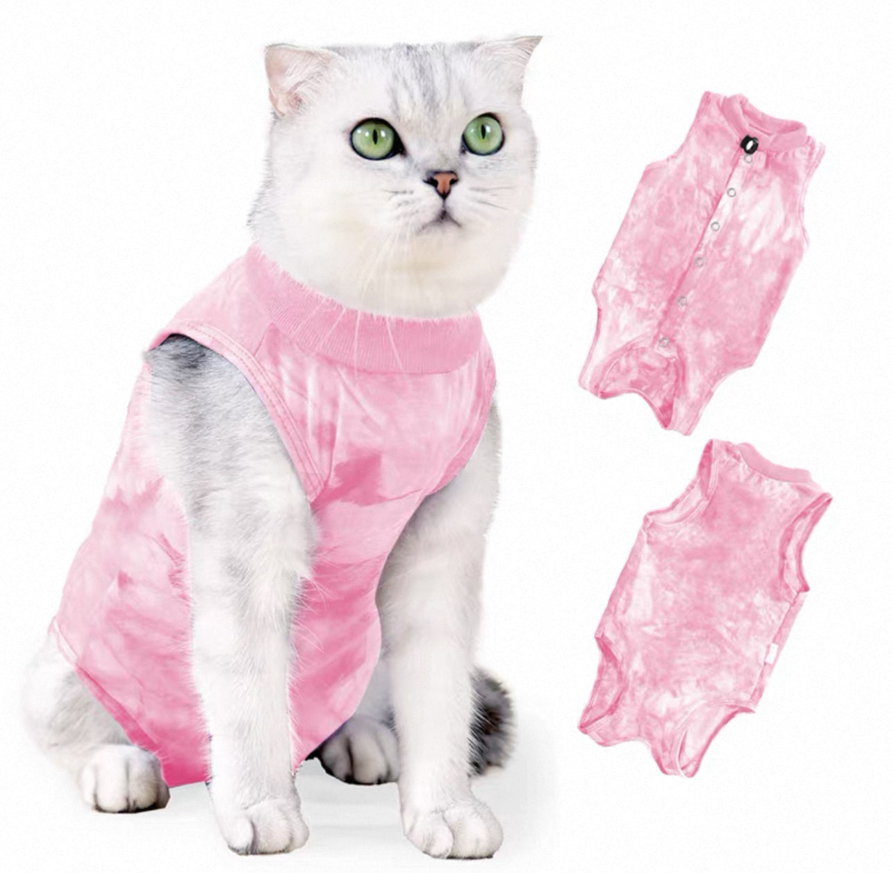 Traje postoperatorio para gatos