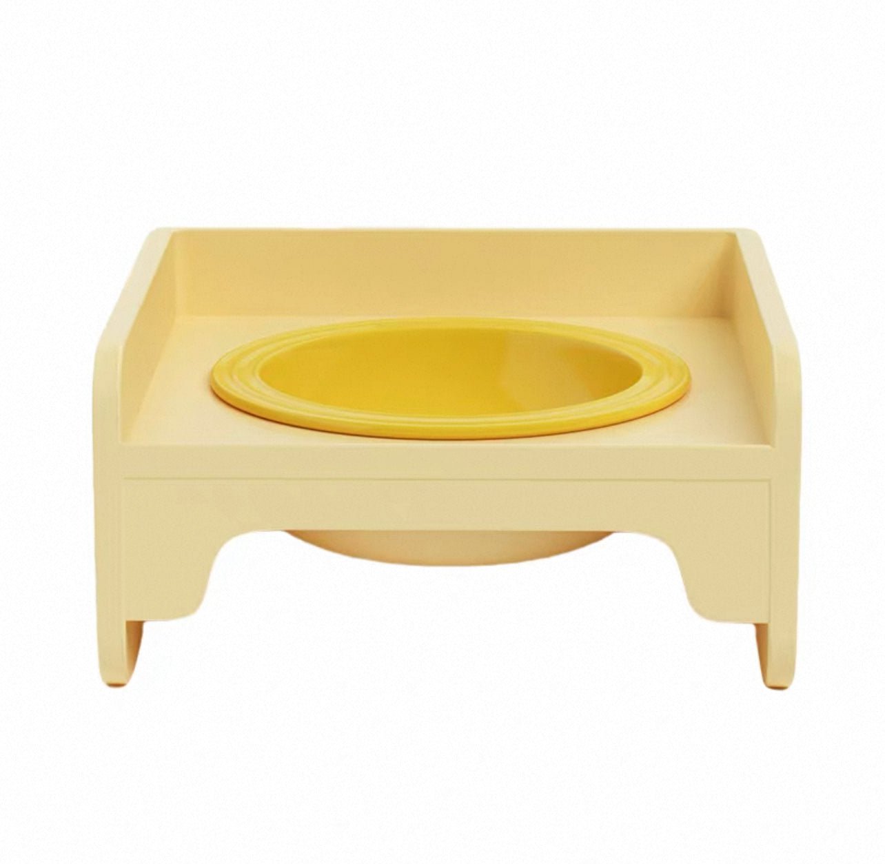 Plato de Ceramica con base desmontable plastica (Variedad de colores)
