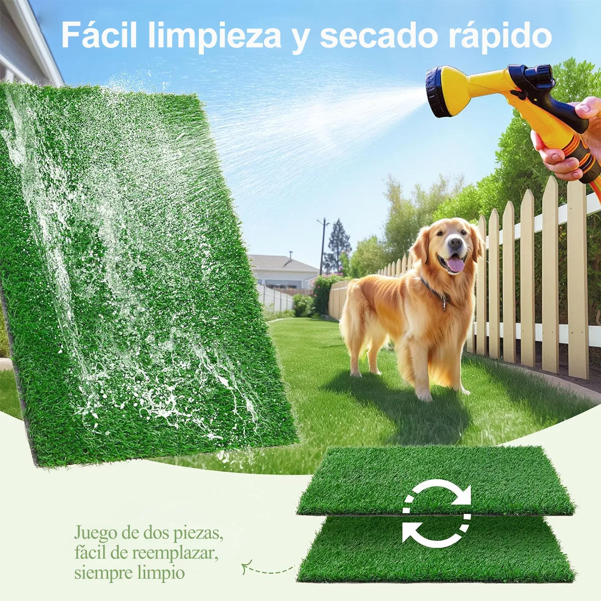 Césped inodoro para perros