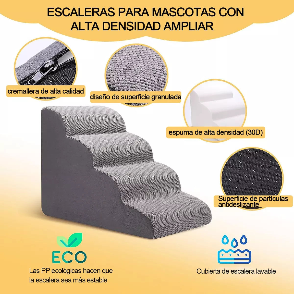 Escalera de esponja para mascotas (50-60cm)